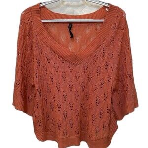 Absolutely Creative Worldwide Orange Women’s Pullover Sweater Size M